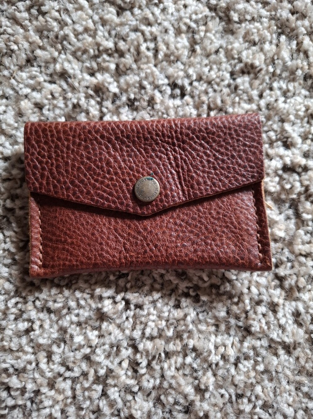 Nutmeg Brown Portland Lether Envelope Wallet NWT